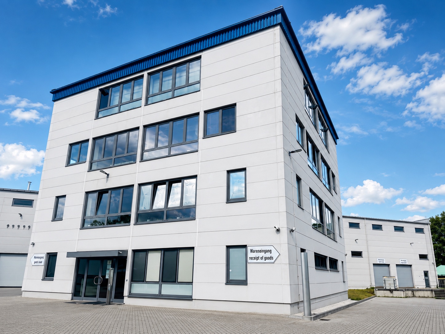Verwaltungsgebäude von Flash Biolab am Standort Gelsenkirchen